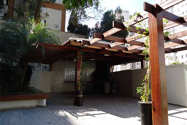 Pergolado de Madeira Area Externa